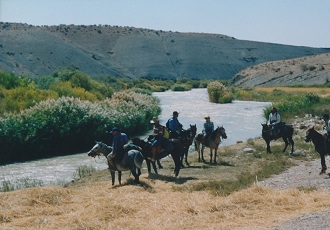 Balade en cheval en Iran